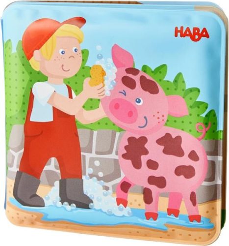 Haba, Badebuch Waschtag bei Schwein & Kuh