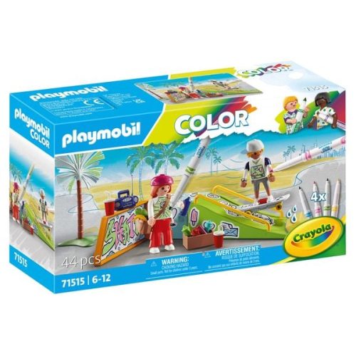 PLAYMOBIL, 71515 Color Skatepark, Konstruktionsspielzeug