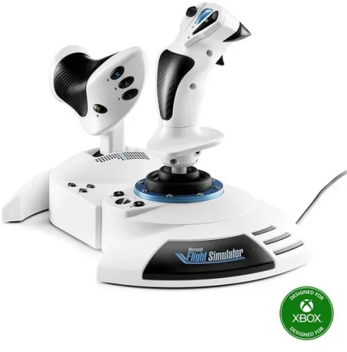 THRUSTMASTER, THRUSTMASTER T.Flight Hotas One Microsoft Flight Simulator Edition, Flugsimulator, Weiss
