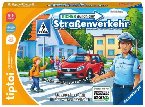 Ravensburger, tiptoi Sicher durch den Straßenverkehr, Brettspiel