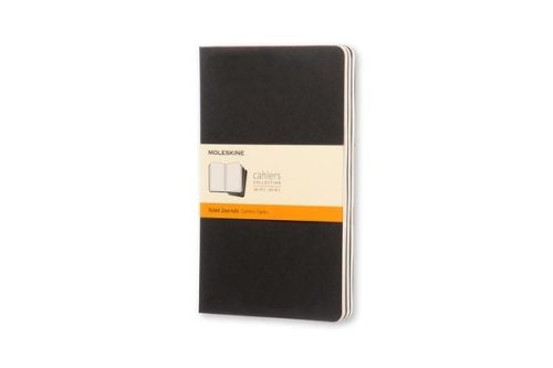 MOLESKINE, MOLESKINE Notizheft Cahier A5 495-6 liniert, schwarz 3 St&uuml;ck