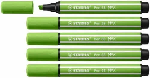 STABILO, STABILO Fasermaler Pen 68 MAX 2+5mm 768/33 hellgr&uuml;n