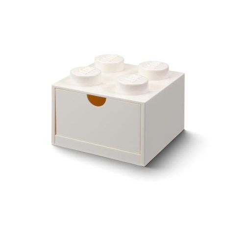 LEGO®, Lego Box mit Schublade Weiss | 11.3 × 15.8 × 15.8 cm | 2.9 l