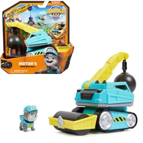 Spin Master International B.V., Rubble & Crew - Abrissbirnen-Baufahrzeug mit Motor-Figur (Basis Fahrzeug)