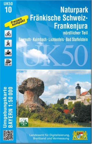 Landesamt Digitalisierung, Breitband, Vermessung, Landesamt Digitalisierung, Breitband, Vermessung UK 50-10 Naturpark Fränkische Schweiz-nördlich