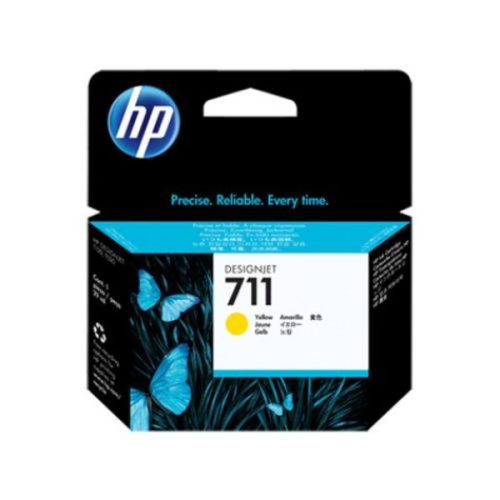 HP, HP Tintenpatrone 711 yellow CZ132A DesignJet T120/520 29ml