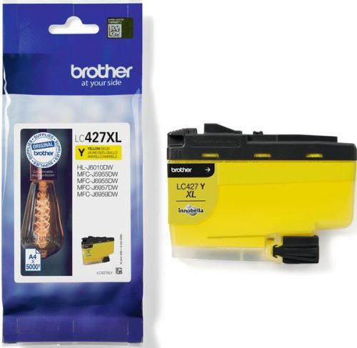 Brother, BROTHER Tintenpatrone HY yellow LC-427XLY MFC-J5955 5000 Seiten