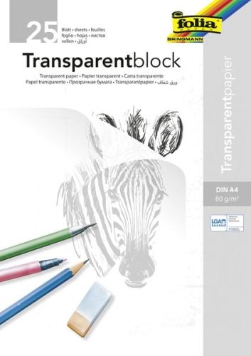 Folia, FOLIA Transparentpapier A4 03.8000.25 80/85g 25 Blatt