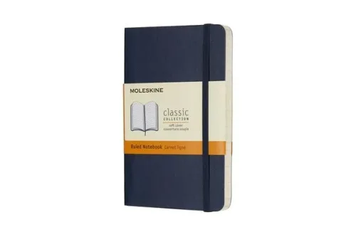 MOLESKINE, MOLESKINE Notizbuch P/A6 854719 Liniert,Soft Cover,Saphir