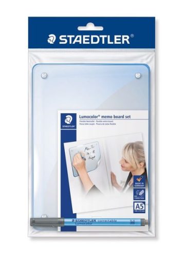 Staedtler, Staedtler Memoboard Lumocolor memo board 641 (B x H) 148 mm x 210 mm Transparent Wiederablösbare Whiteboard-Folie inkl.