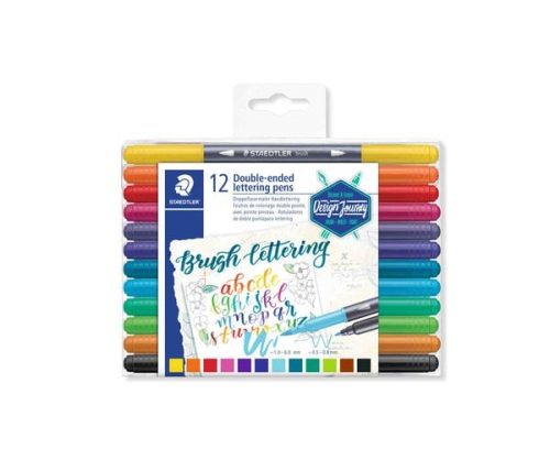 undefined, STAEDTLER Fasermaler Handlettering 3004TB12 Design Journey, 12 Stück
