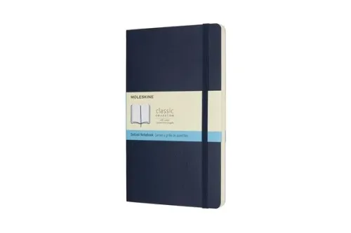 MOLESKINE, MOLESKINE Notizbuch L/A5 854764 Punktraster,Soft Cover,Saphir