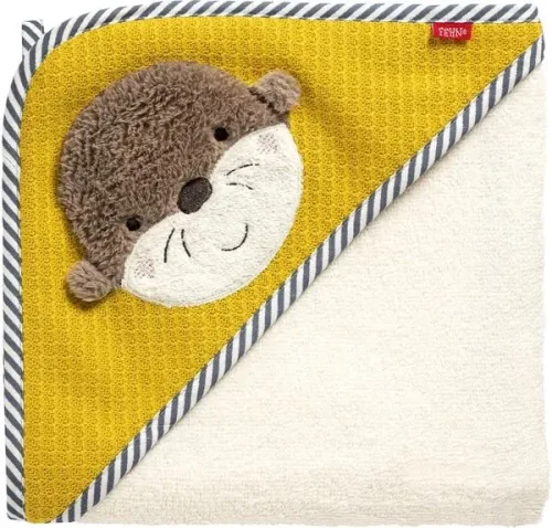 Fehn, Fehn - Kapuzenbadetuch, Otter Theo, 0 m, Ecru