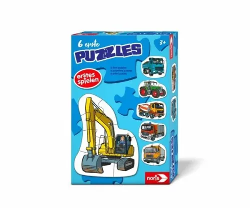 Noris, 6 erste Puzzles - Fahrzeuge