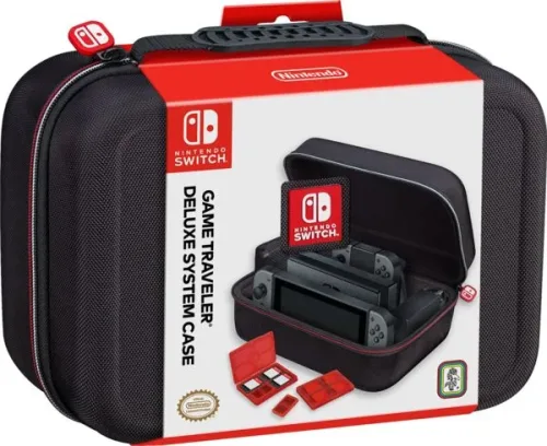 Nintendo, Nintendo Switch Game Traveler Deluxe System Case - black