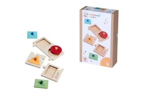 Eichhorn, Montessori Lernpuzzle Formen