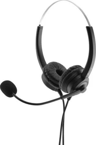 MediaRange, MediaRange MROS304 Verkabeltes Stereo-Headset über Kopf mit Geräuschunterdrückung USB mit Mikrofon Schwarz