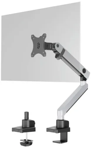 DURABLE, Durable Monitorhalter Select Plus, für 1 Monitor bis 32", mit Tischbefestigung, dreh-/schwenk-/höhenverstellbar, VESA-kompatibel, silber