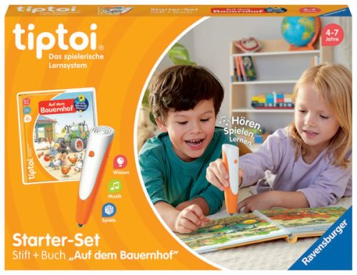 Ravensburger, Ravensburger tiptoi® Starter-Set: Stift und Bauernhof-Buch