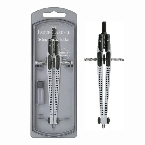 Faber-Castell, Faber-Castell - Zirkel-Set, Silber