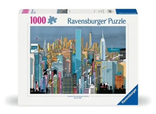 Ravensburger - Puzzle I am New York, 1000 Teile, Multicolor