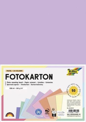 Folia, Folia Farbiges Papier Farbig Assortiert Fotokarton A4 614/50 95 50 Blatt