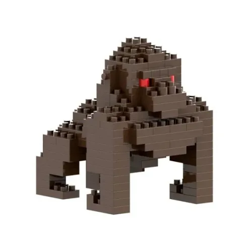 undefined, BRIXIES Bausteinmodell Gorilla aus 126 Bausteinen