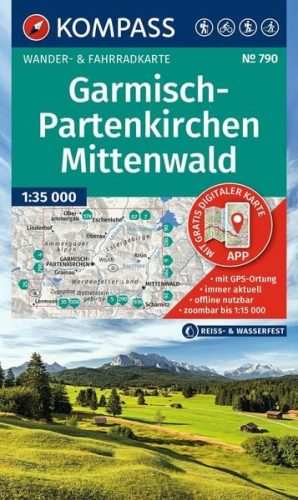 Kompass Verlag, Kompass Verlag WK 790 Garmisch-Partenkirchen / Mittenwald