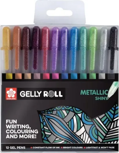 Sakura, SAKURA Gelly Roll 0.5mm POXPGBMET12 Metallic ass. 12 St&uuml;ck