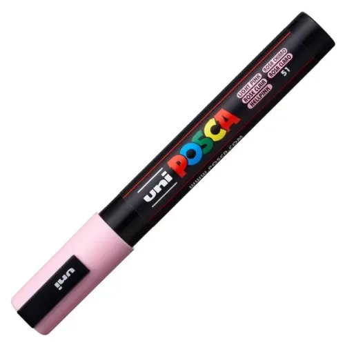 uni-ball, UNI-BALL Posca Marker 1,8-2,5mm PC-5M L.PINK hellrosa, Rundspitze