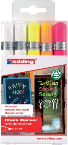 edding, EDDING Windowmarker 4095 2-3mm 4095-E5 5 Farben ass.