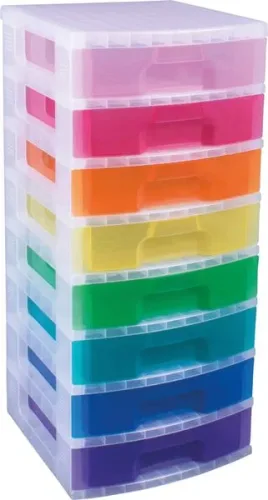Really Useful Box, REALLY USEFUL BOX Aufbewahrungsbox 42x39.5x89 68514300 8x9 Liter Schubladen
