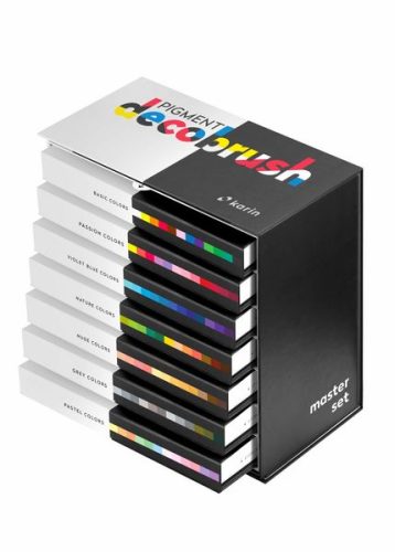 Karin, KARIN Pigment Deco Brush 29C10 Master Set 84 Farben