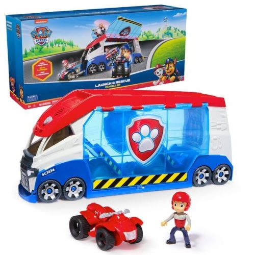 Spin Master International B.V., PAW Patrol ? Launch'n Rescue PAW Patroller Teamfahrzeug mit neuen Funktionen, inkl. Ryder-Figur und 1 Basis-Fahrzeug