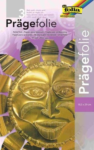 Folia, Folia Prägefolie Gold | 30 × 19 cm | 3 Stück