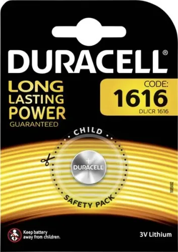 DURACELL, DURACELL Knopfbatterie Specialty CR1616 DL1616, 3V