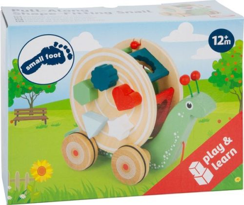 Legler, Legler 11734 - Small foot, Nachzieh-Stecktier Schnecke, Nachziehtier, Motorikspielzeug