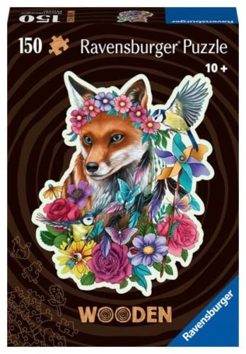 Ravensburger - Holzpuzzle Bunter Fuchs, 150 Teile, Multicolor