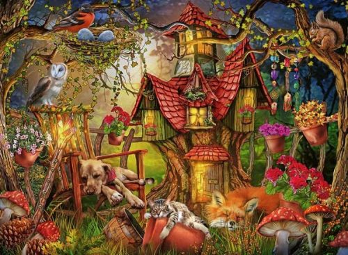 Puzzle Ravensburger Das Waldhaus 200 Teile XXL