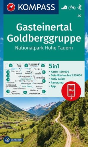 Kompass Verlag, Kompass Verlag WK 40 Gasteiner Tal - Goldberggruppe