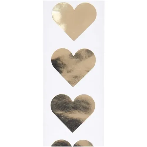 Sticker Herzen gold MIX