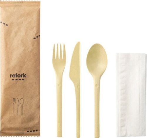 REFORK, REFORK Besteck-Set 3-tlg 5444.3006.25 braun, 25 Stk.