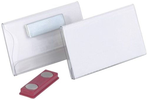 DURABLE, DURABLE Namensschild mit Magnet 8116/19 transp., PVC, 40x75mm 25 Stk.