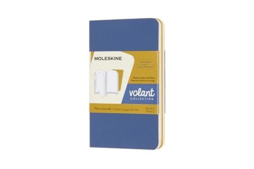 MOLESKINE, MOLESKINE Notizheft 2x 10.5x6.5cm 620558 blanko,feilchen/bernst.,56 S.