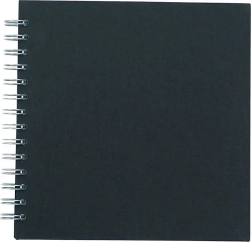 undefined, Fotoalbum mit Spiralbindung 20x20cm schwarz