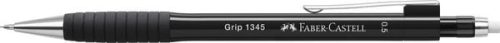 Faber-Castell, FABER-CASTELL Druckbleistift GRIP 1345 134599 schwarz, mit Radierer 0.5mm