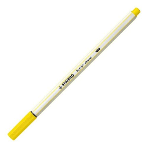 STABILO, STABILO Fasermaler Pen 68 Brush 568/24 zitronengelb
