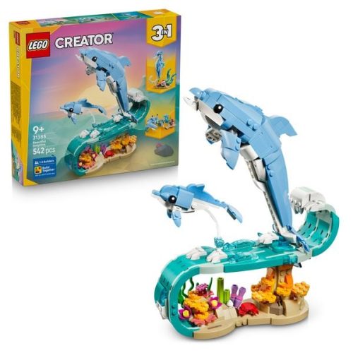 LEGO, LEGO® - 31385 Meerestiere: Wunderschöne Delfine, Multicolor