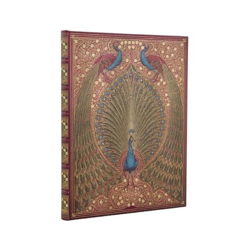 undefined, PAPERBLANKS Agenda Pfauen Ultra 26/27 DD1735-7 1W/2S 18M DE VER HC 18x23cm