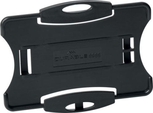 DURABLE, DURABLE Ausweishalter ECO für 1 Karte, schwarz, 20 Stk/VE